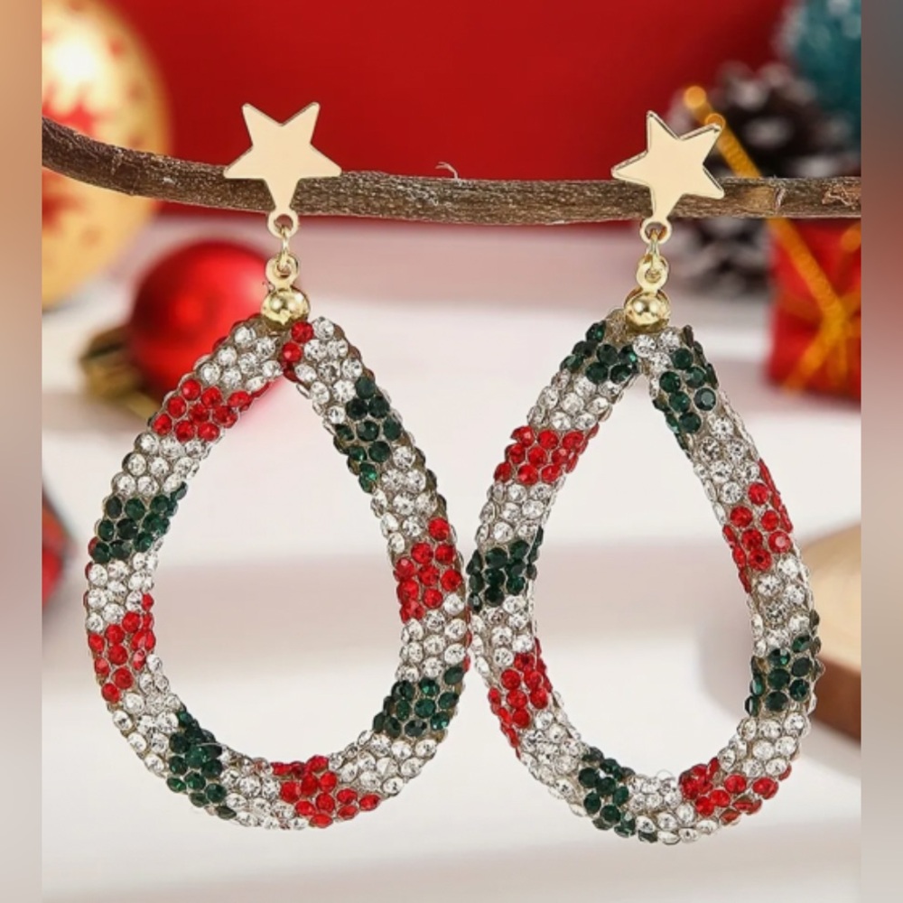 Festive Teardrop Earrings